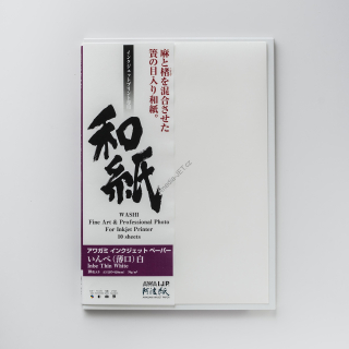 AWAGAMI Inbe Thin White 70g - Japonský Washi z konopí a kozo vláken